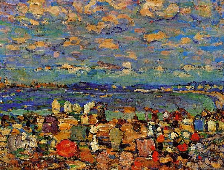 Maurice Prendergast Crescent Beach Norge oil painting art